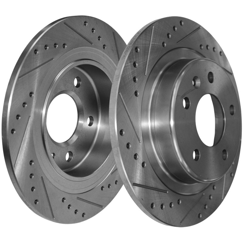 Rear Drilled Disc Brake Rotors for Buick LaCrosse Chevy Equinox Malibu Terrain gallery