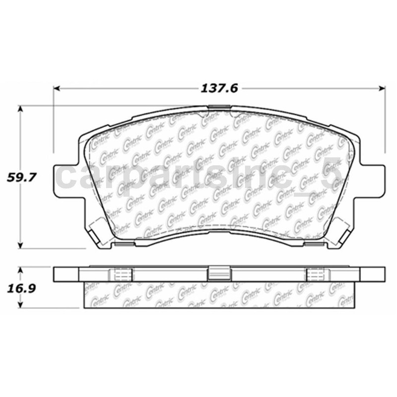 Brake Pad Brake Rotor Front Fits 2003 Subaru Impreza gallery