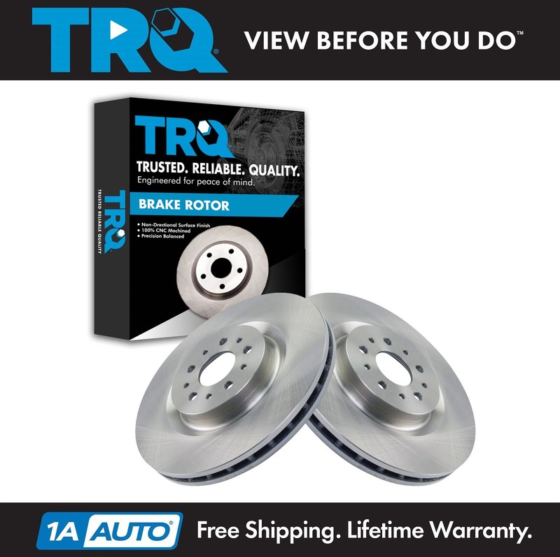 TRQ Front Brake Rotors Set For 2015-2020 Ram ProMaster City