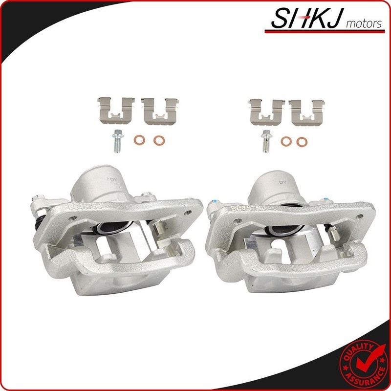 Rear Brake Calipers w/ Bracket Pair LH RH Fits 2013-18 Hyundai Santa Fe Sport gallery
