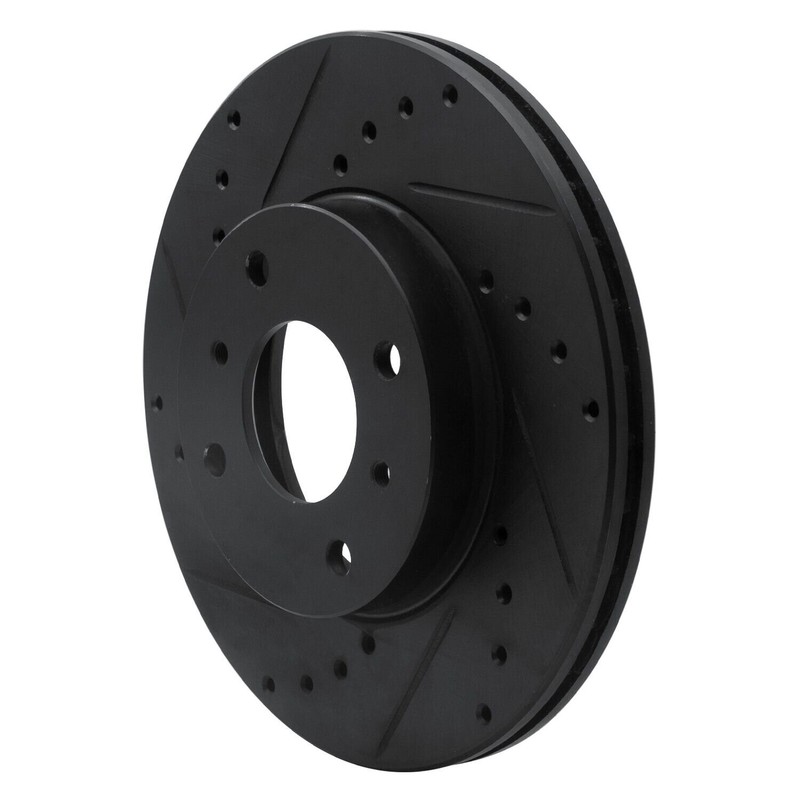 For Nissan Altima 93-01 Brake Rotor eLINE Drilled & Slotted 1-Piece Front Driver gallery