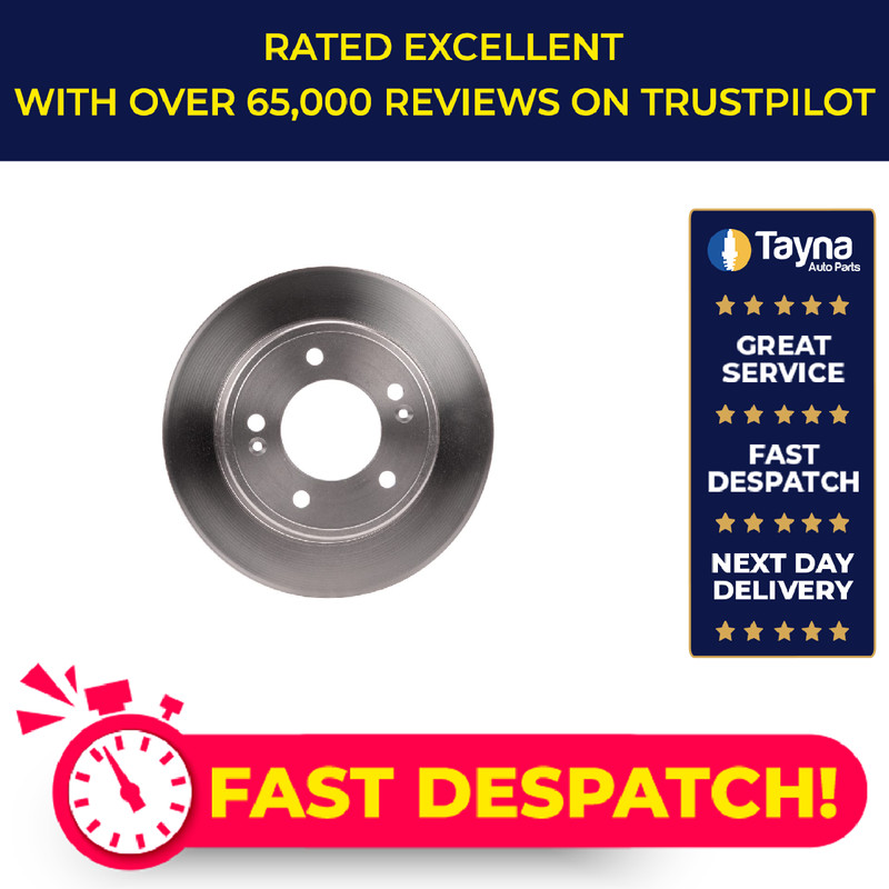 2x Brake Discs Pair Solid Rear 261.9mm 0986479052 Bosch Set 58411A6300 BD1638