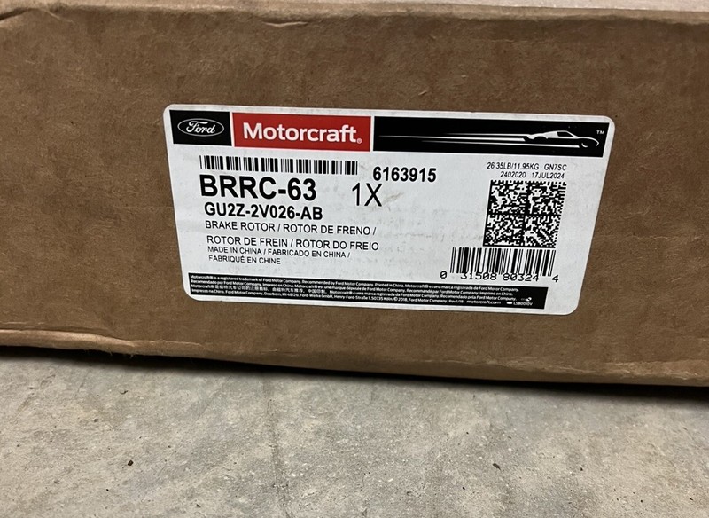 NEW OEM Ford F-150 2012-2020 Rear Brake Rotor BRRC-63
