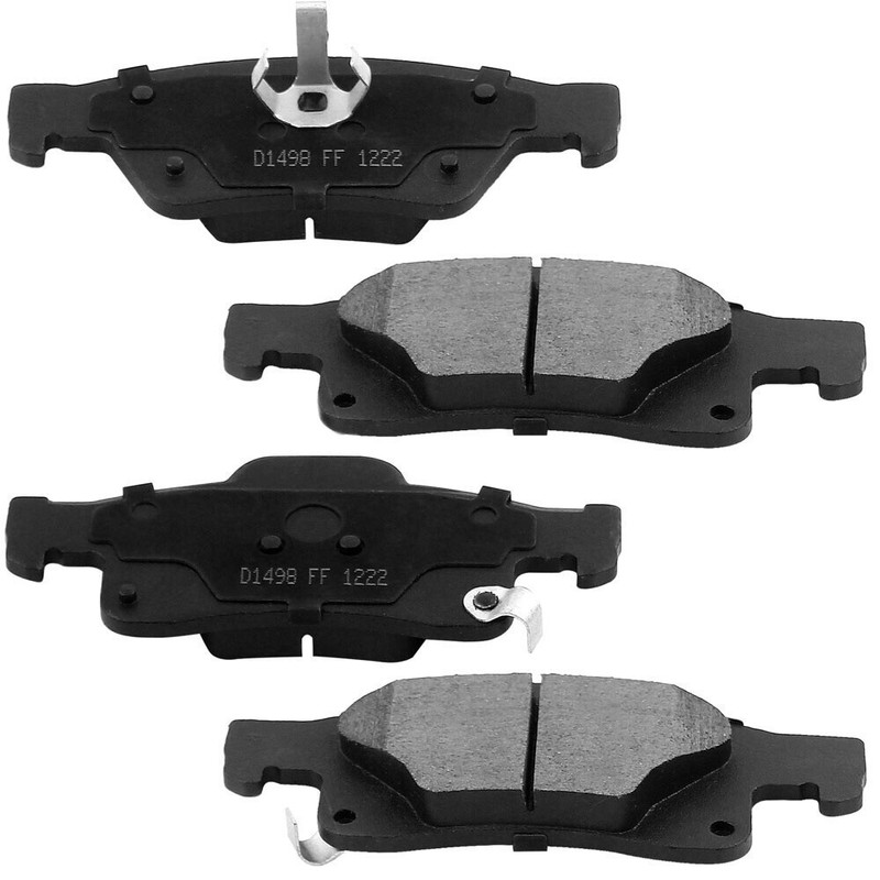 For Jeep Grand Cherokee Rear Disc Brake Rotors and Ceramic Brake Pads 330mm gallery