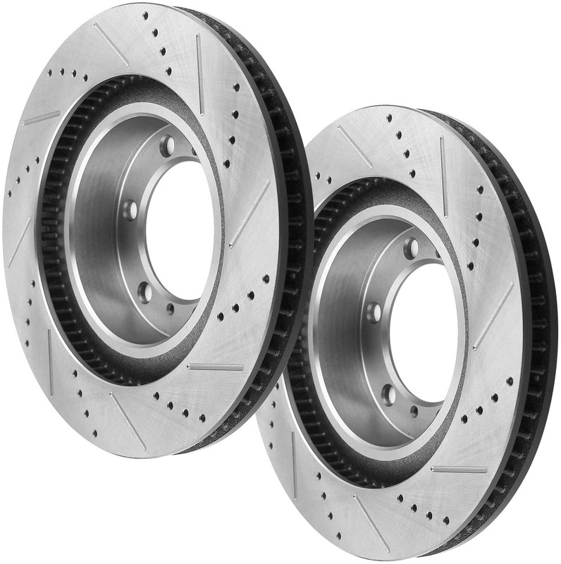 For Toyota 4Runner Brake Rotors with Pads Front Disc Brake Kits 2010-2020 6 Lugs gallery