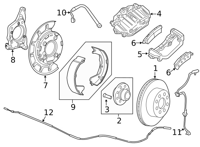 Genuine GM Rear Disc Brake Rotor 22761959 gallery