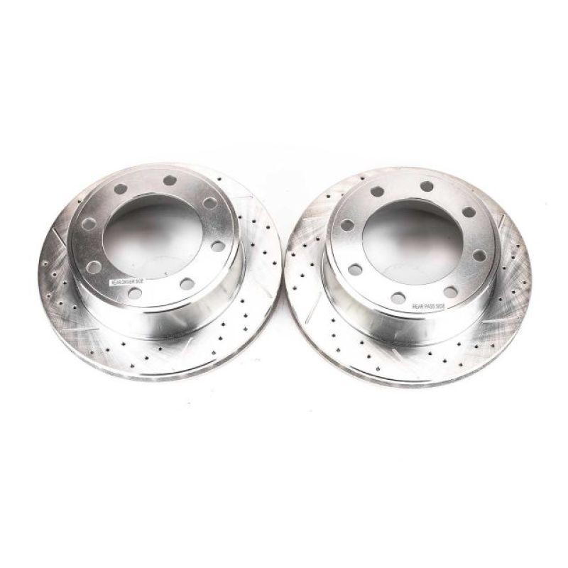 PowerStop AR8571XPR fits Ford 00-05 Excursion Rear Drilled & Slotted Rotors Pair
