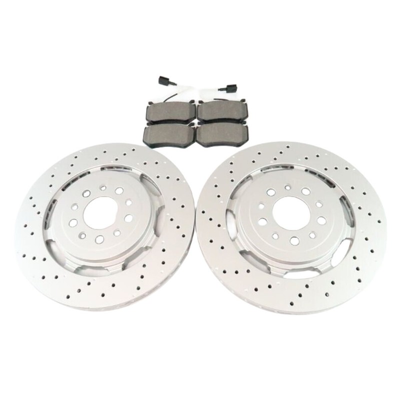 For 2017-2022 Alfa Romeo Giulia Stelvio Quadrifoglio rear brake pads & rotors