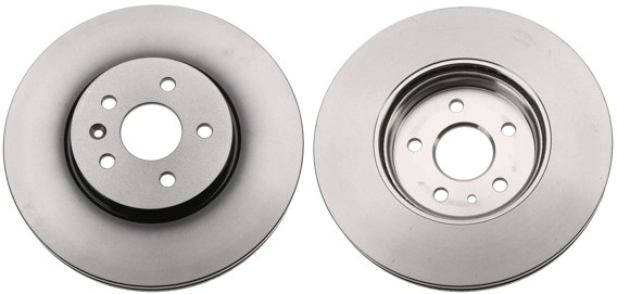 2x Brake Discs Pair Vented fits OPEL MOKKA 76 1.6D Front 2015 on 300mm Set TRW gallery