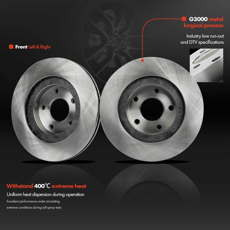 New 2x Front Disc Brake Rotors for Nissan Altima 2002-2006 Maxima INFINITI I35 gallery