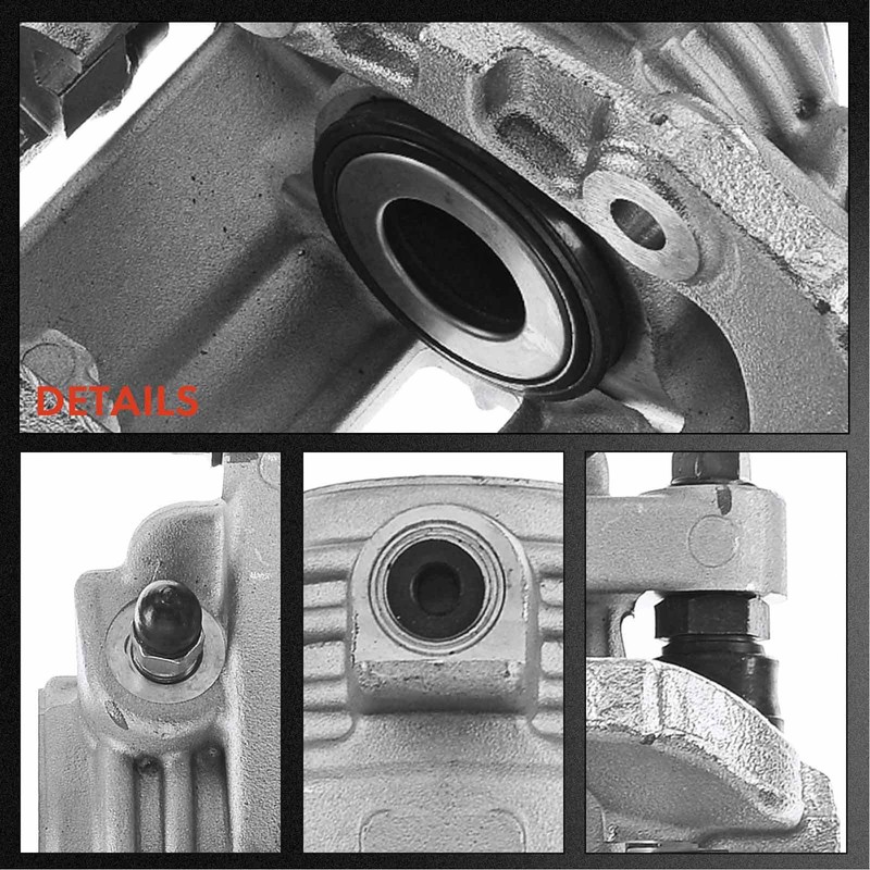Disc Rotor & Ceramic Brake Pad + Brake Caliper for Chevy Blazer 98-05 S10 Rear gallery