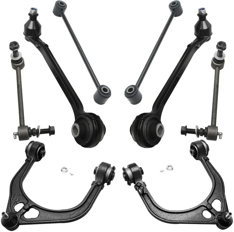 32pc Front & Rear Brake Rotors Pads + Control Arms Struts Kit for 300 Charger gallery