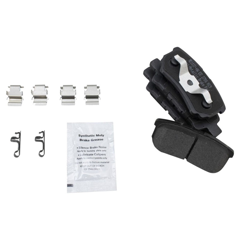Rear Metallic Brake Pad & Performance Coated Rotor Kit w/Chemicals gallery