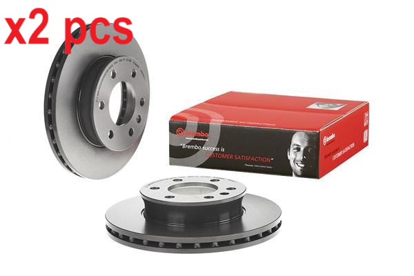 X2 PCS L&R SIDES FRONT BRAKE DISC 09.9508.11