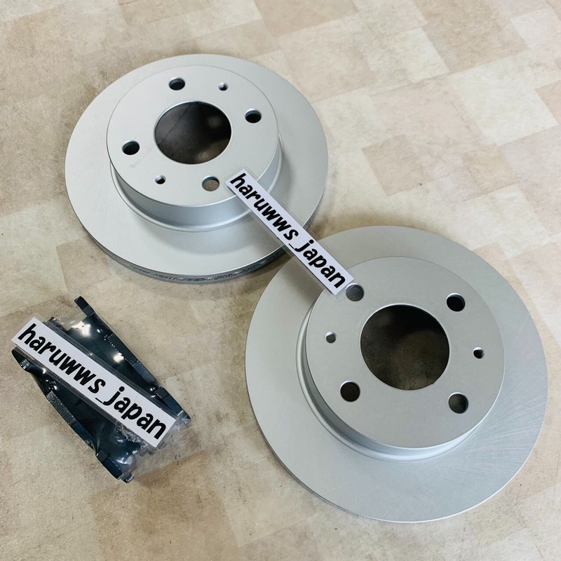 For Subaru 90-98 Sambar TRUCK VAN KS3 KS4 KV3 KV4 Front Brake Pad Rotor R&L Set gallery
