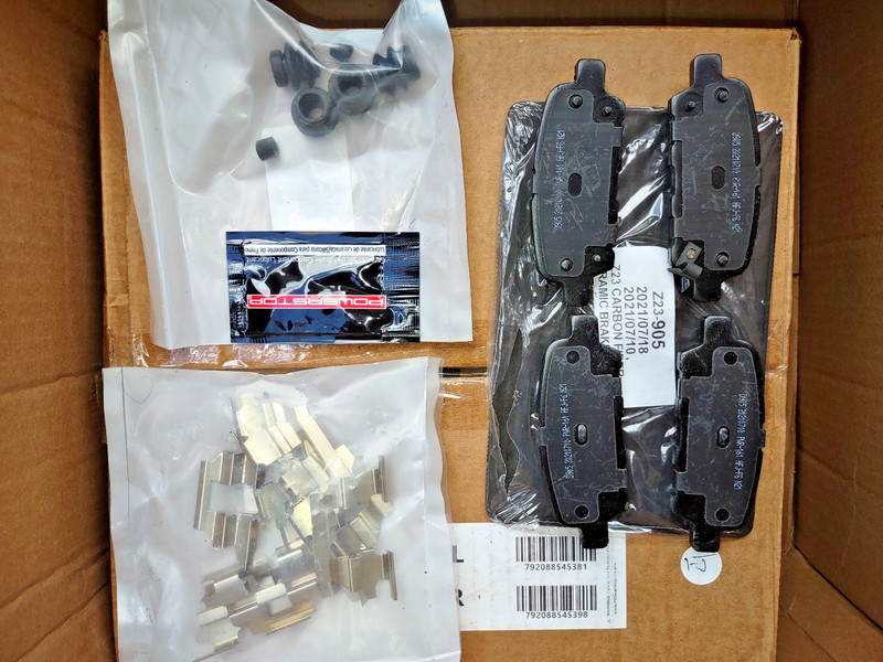 Altima, Maxima 02-06 Rear Rotors Callipers pads PowerStop KC098 - Z23 gallery