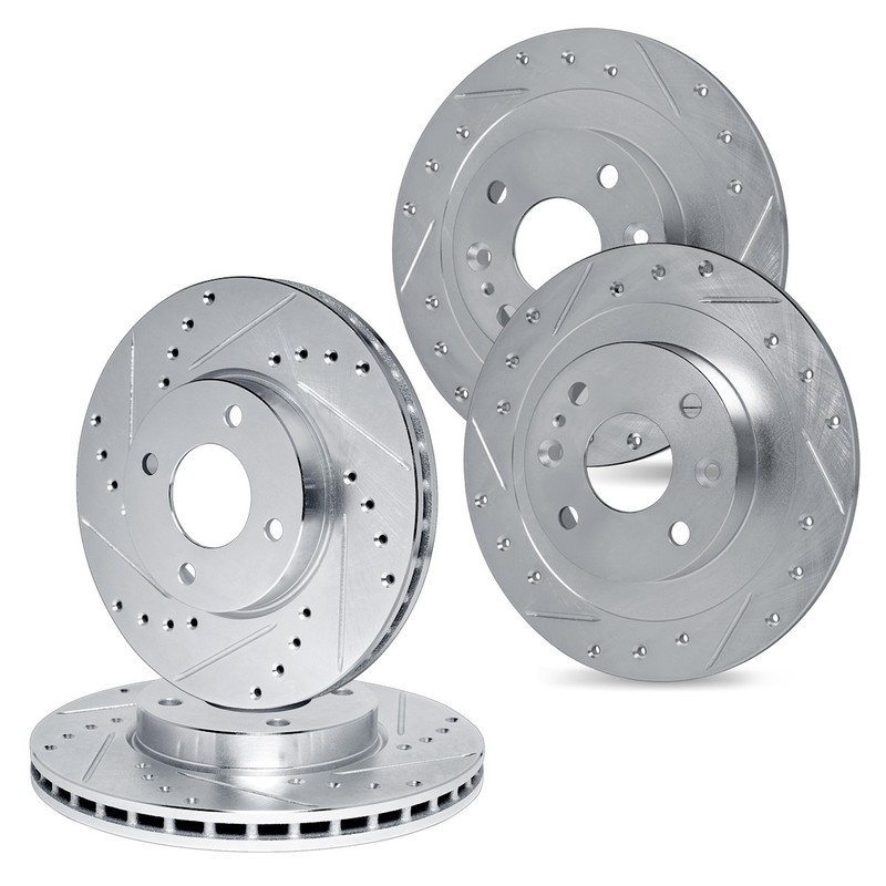 WGPN2-67038 R1 Concepts 4-Wheel Set Brake Discs Front & Rear for 280 280ZX