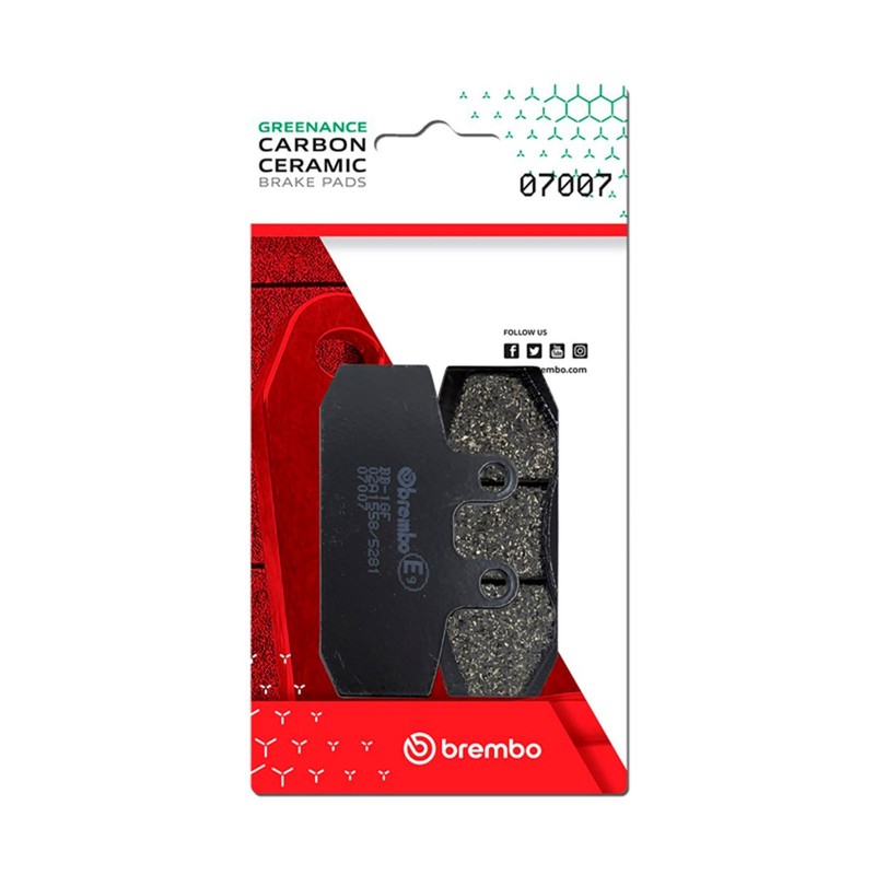 Brembo OE – Powersports Carbon Ceramic Brake Pad – Front fits Honda 07007