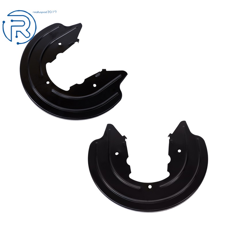 For Ford Mustang 1994 1995 1996-2004 Rear Brake Dust Shield Backing Plates Pair gallery