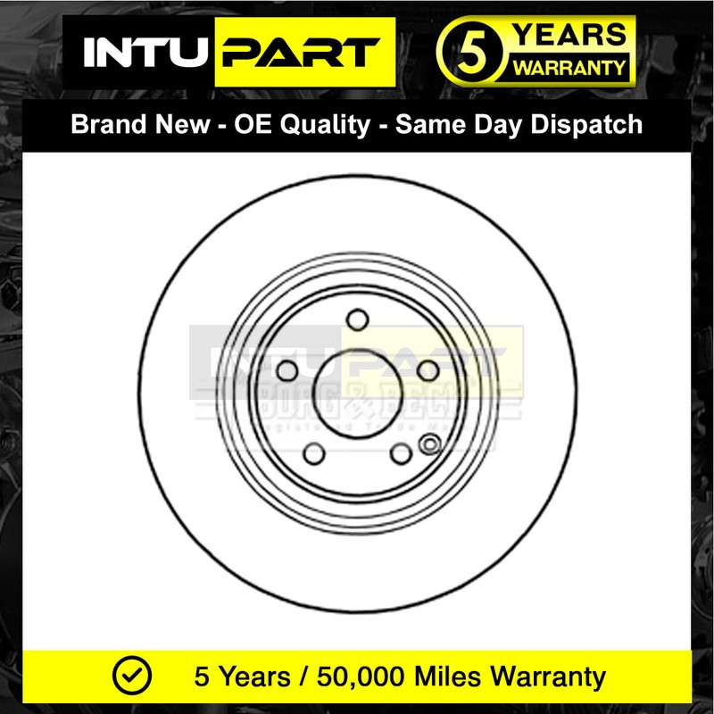 Fits Mercedes S-Class 1998-2006 IntuPart Front 1x Brake Disc A2204212512