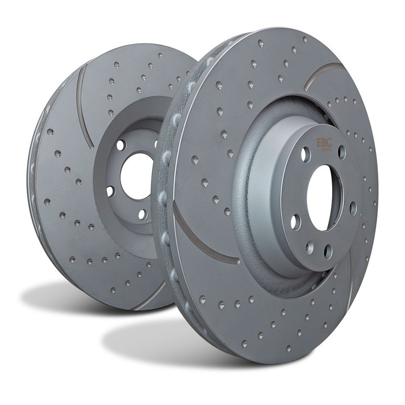 For Convenient Audi A3, Q2, Q3, TT Turbo Groove Ventilated Brake Disc 2 Piece gallery