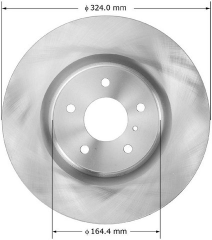 Bendix Premium Drum And Rotor Disc Brake Rotor P N Prt6085 gallery