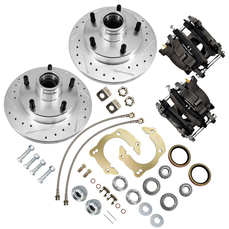 For 1949-1954 Classic Cars 9.25" Metric Disc Brake Kit, 5x4.5" Bolt Pattern New gallery