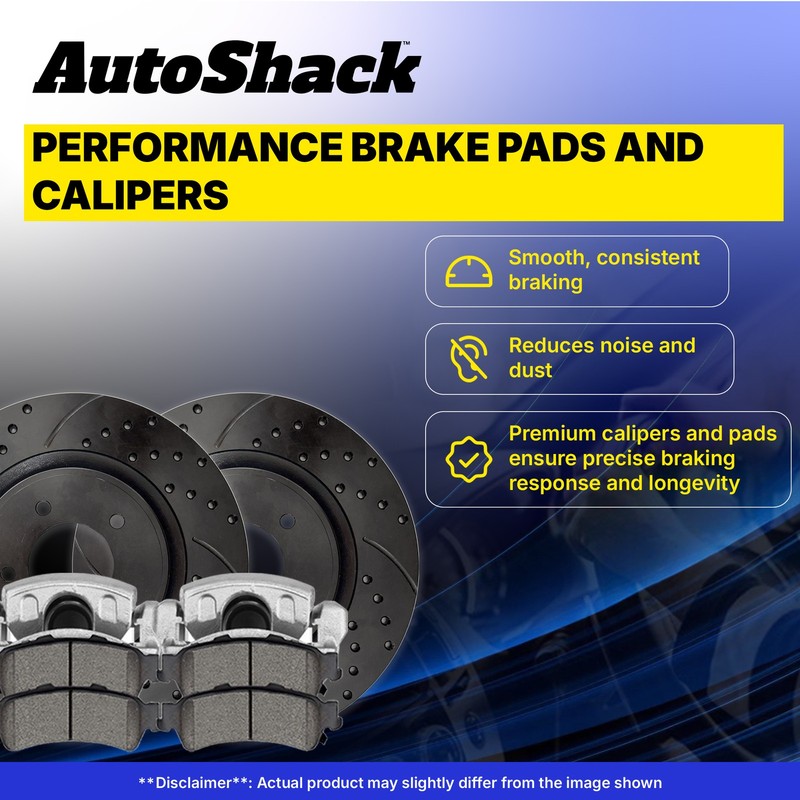 Front Drilled Slotted Brake Rotors Premium Pads Calipers for Ford, Focus 12-18 gallery