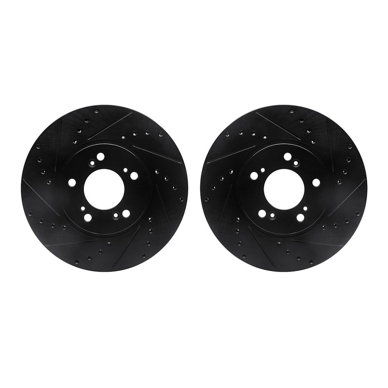 WHPN1-58011 R1 Concepts 2-Wheel Set Brake Discs Front for Acura RL 1999-2004