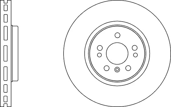 FOR MERCEDES ML350 W164 3.0D 09-11 FRONT VENTED BRAKE DISCS AND PADS SET 330 MM gallery