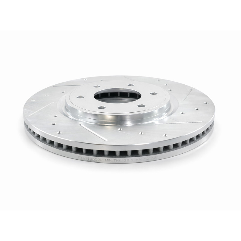 13.78" Front - Drilled Slotted Rotors+Ceramic Brake Pads for Nissan Armada Titan gallery