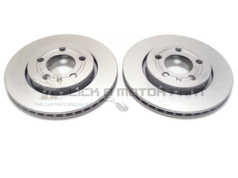 VW GOLF MK4 2.3 V5 2.8 V6 4MOTION 1999-2004 REAR 2 VENTED BRAKE DISCS SET
