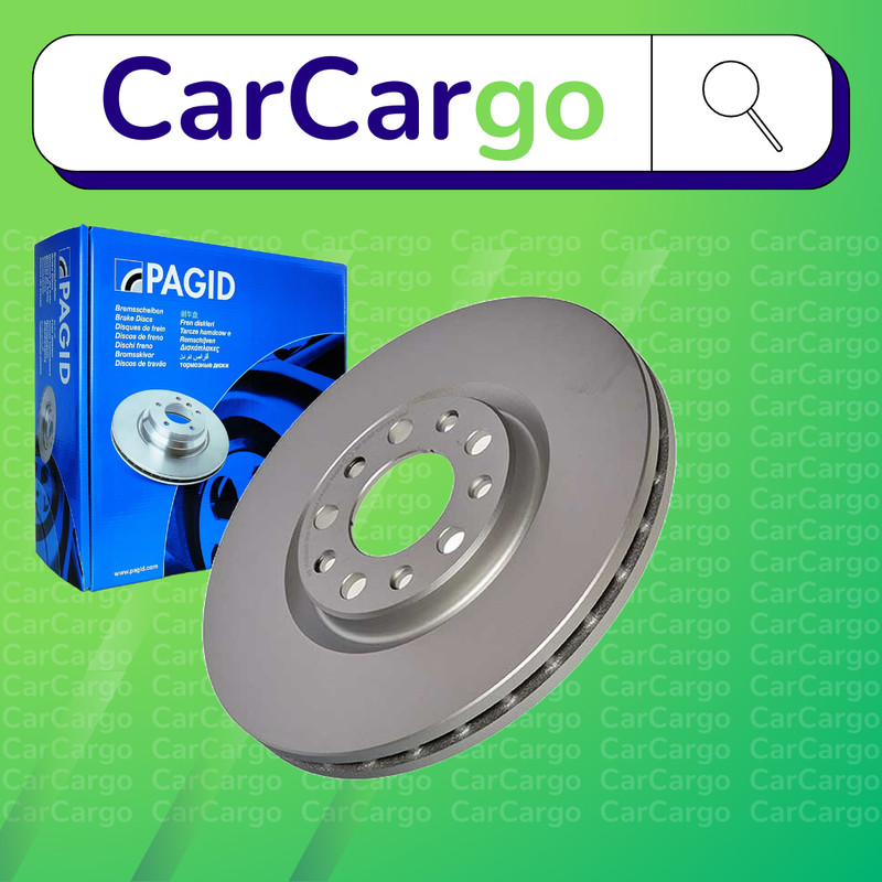 Pagid Vented Front Brake Discs Pair Jeep Renegade 1.6 E-torQ 2014-2018 305 mm