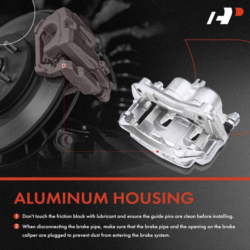 A-Premium Pair Front Brake Rotor & Pad+Brake Caliper for Nissan Frontier Suzuki gallery