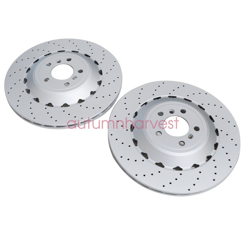 Pair Disc Brake Rotor 34212284103 34212284104 For BMW F06 F10 F12 M5 M6 gallery