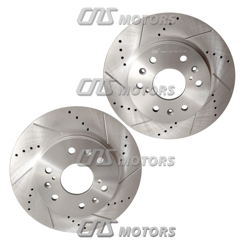 Front Drilled Brake Rotors For GMC Yukon XL 1500 2007-2014 Yukon 2007-2020 gallery