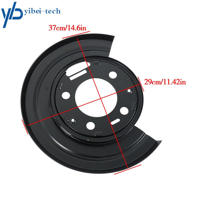 Pair Rear Brake Dust Shield Backing Plates 924-212 For Ford F-350 F-450 6.7L V8 gallery