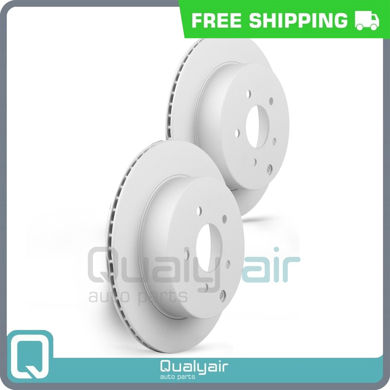 New 2PCS Rear Coated Vented Disc Brake Rotor Fits INFINITI FX35, FX37
