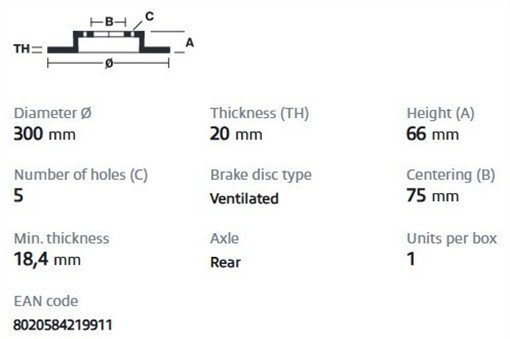 Brembo 09.B338.21 Prime UV Coated Vented Brake Rotors - Rear Pair gallery
