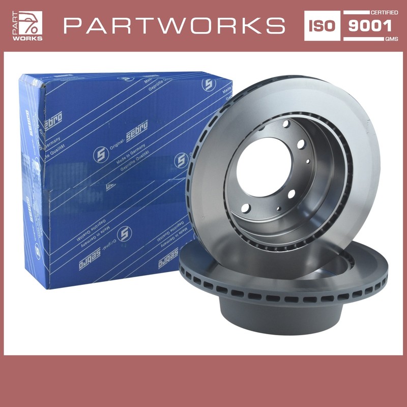 2x Brake Discs for Porsche 911 2.2 2.4 2.7 3.0 SC 930 Rear