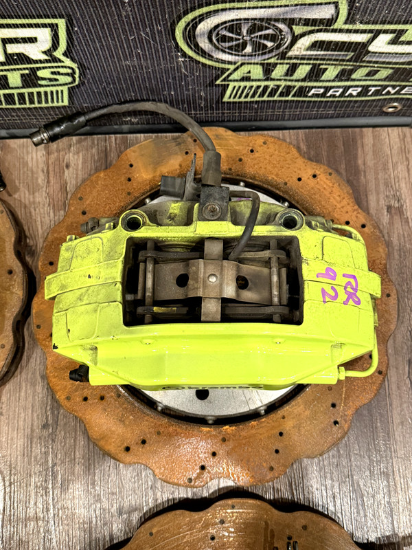 2014-15 AUDI R8 V10 FRONT REAR LEFT RIGHT ROTORS & CALIPERS SET OEM *READ!* gallery