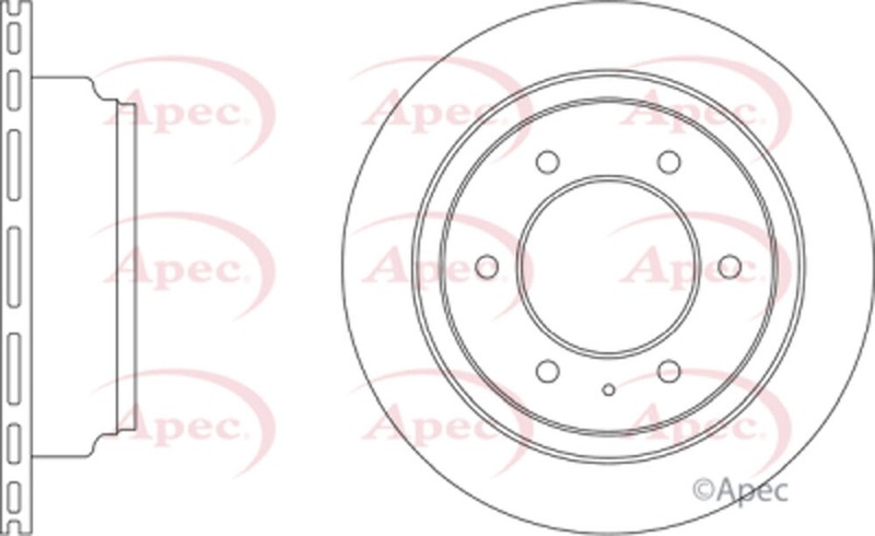 Rear Brake Disc Fits Vauxhall Frontera 1992-2004 Isuzu Trooper 1991-2004 gallery