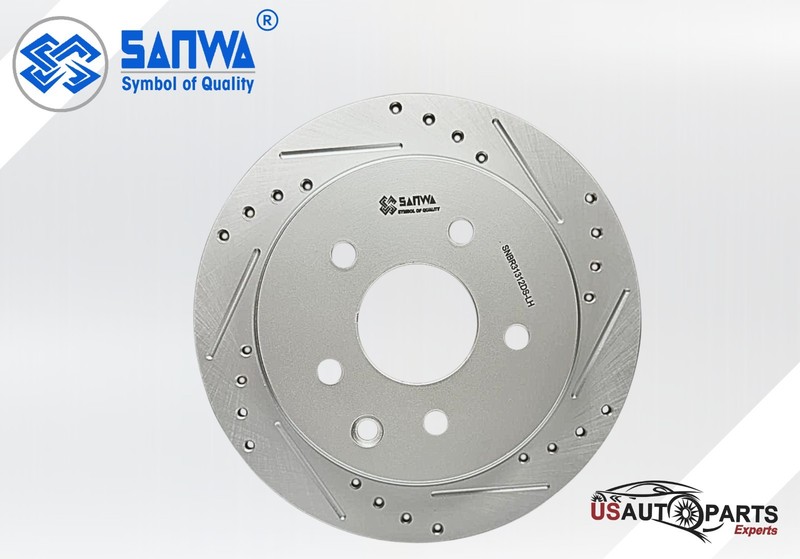 SANWA REAR LH BRAKE ROTOR SOLID & GEOMET COATED D&S 291 mm FOR SENTRA 02-23 2.5L