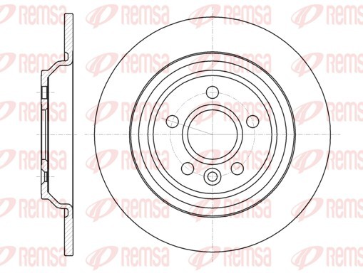 REMSA 61045.00 Brake Disc for, Volvo gallery