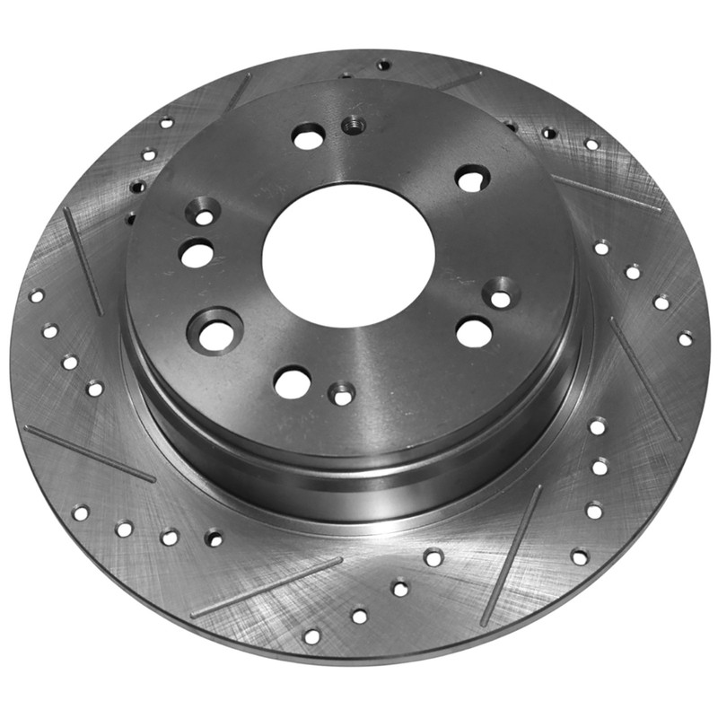 282mm Drilled & Slottd Brake Rotors for Honda CR-V 2002 2003 2004 L4 2.4L Rear gallery