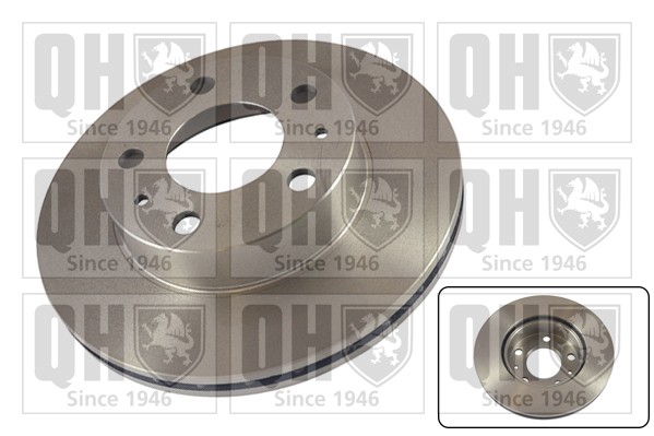 Brake Disc Single Vented fits FIAT DUCATO 230 2.5D Front 94 to 02 8140.47 280mm gallery