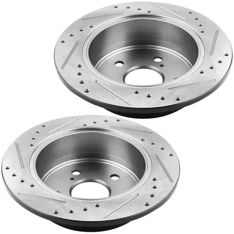 11.06 inch Rear Disc Rotors Brake Pads Kit for Toyota Camry Avalon Lexus ES350 gallery