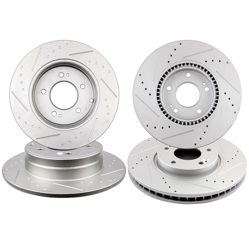 Front & Rear Brake Rotors for 2006-2009 2010 For Hyundai For Sonata 3.3L V6