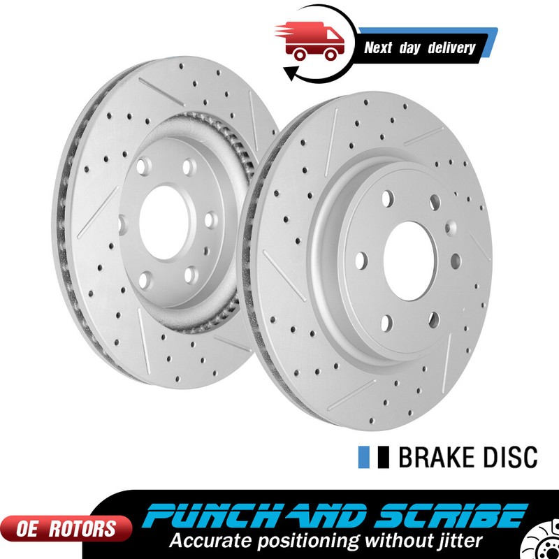 Front Disc Brake Rotors for 2007-2017 Chevy Traverse Enclave GMC Acadia Outlook