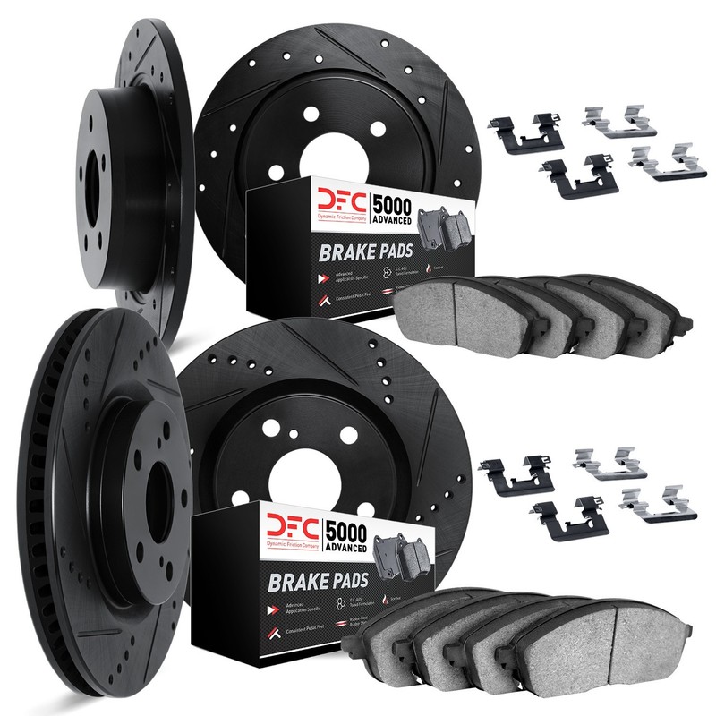 Dynamite Friction Disc Brake Kit for 2008-2010 Hyundai Sonata 8514-03023